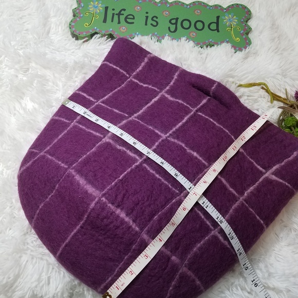 Wool tote bag - Picture 6 of 7